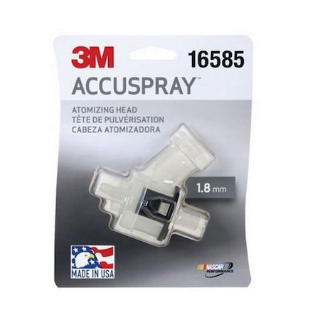 3M 3M Accuspray Atomizing Head, 16585, Clear Transparent, 1.8 mm 7100078990
